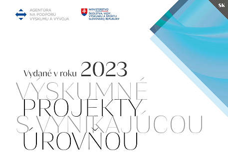 Publikácia - Výskumné projekty s vynikajúcou úrovňou 2023