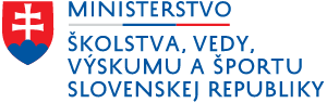Logo - Ministerstvo školstva, vedy, výskumu a športu Slovenskej republiky
