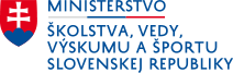 Logo - Ministerstvo školstva, vedy, výskumu a športu SR