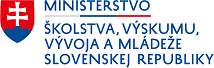 Logo - Ministerstvo školstva, výskumu, vývoja a mládeže Slovenskej republiky