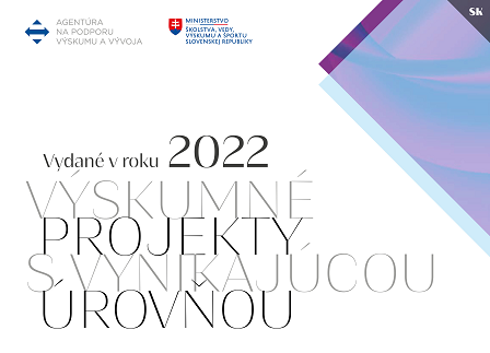 Publikácia - Výskumné projekty s vynikajúcou úrovňou 2022